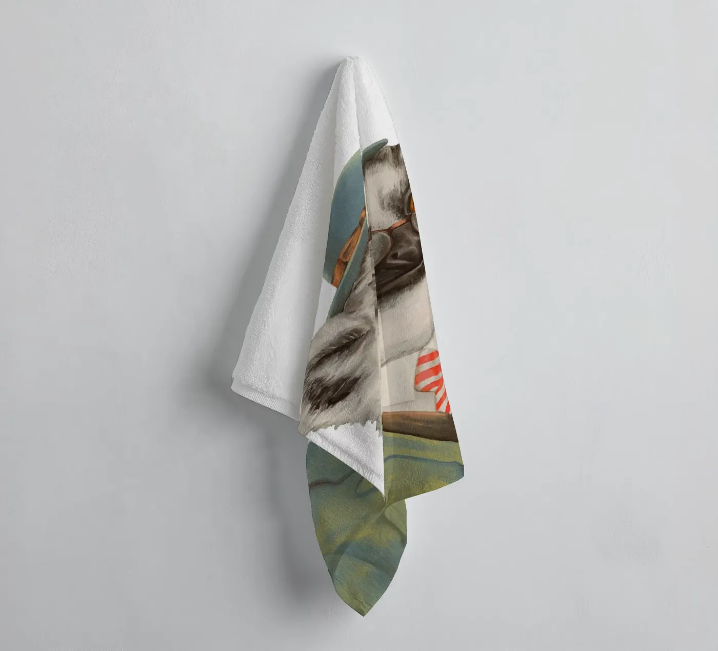 Lemur badhanddoek van Animal Crew