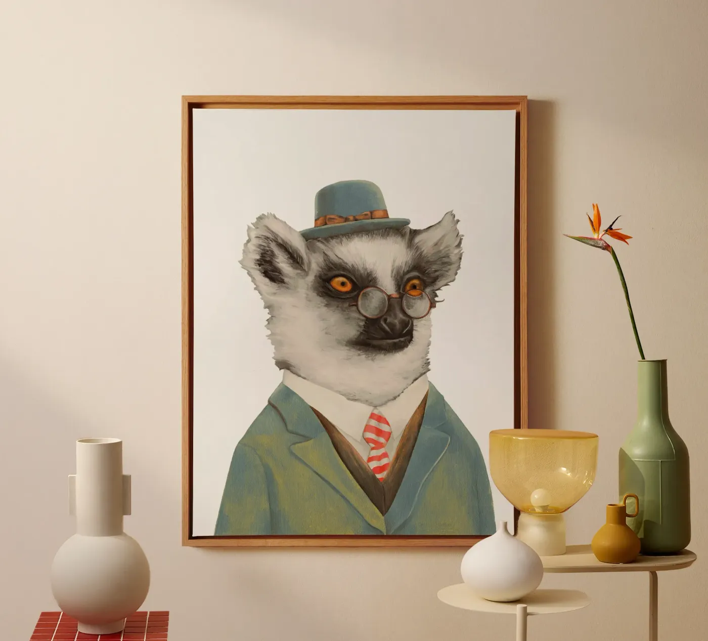 Lemur canvas by Animal Crew