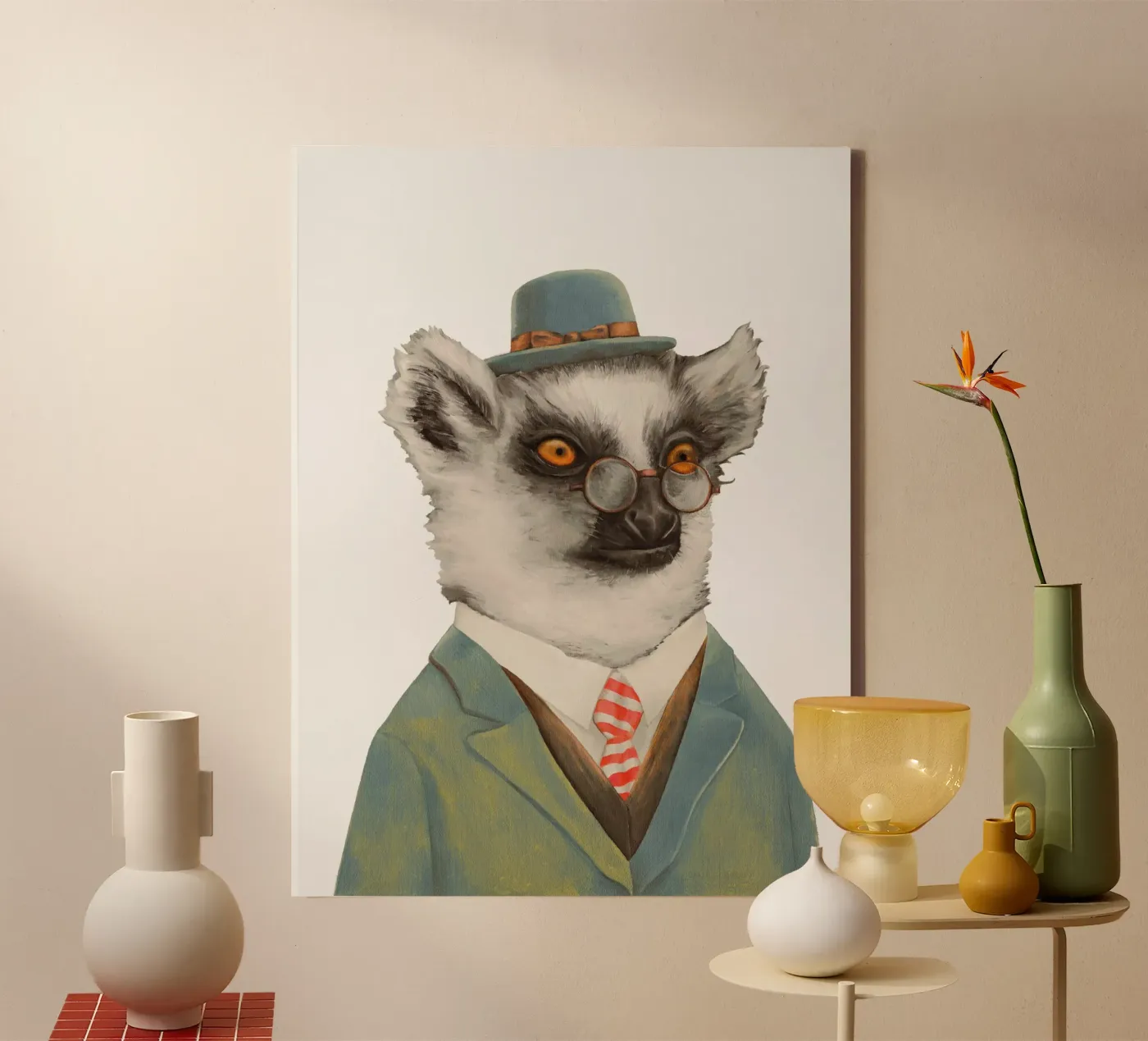 Lemur canvas by Animal Crew