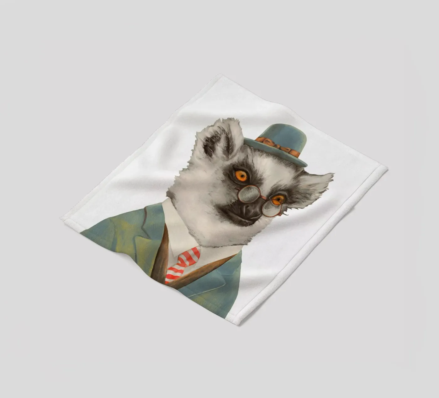 Lemur Fleecedecke von Animal Crew