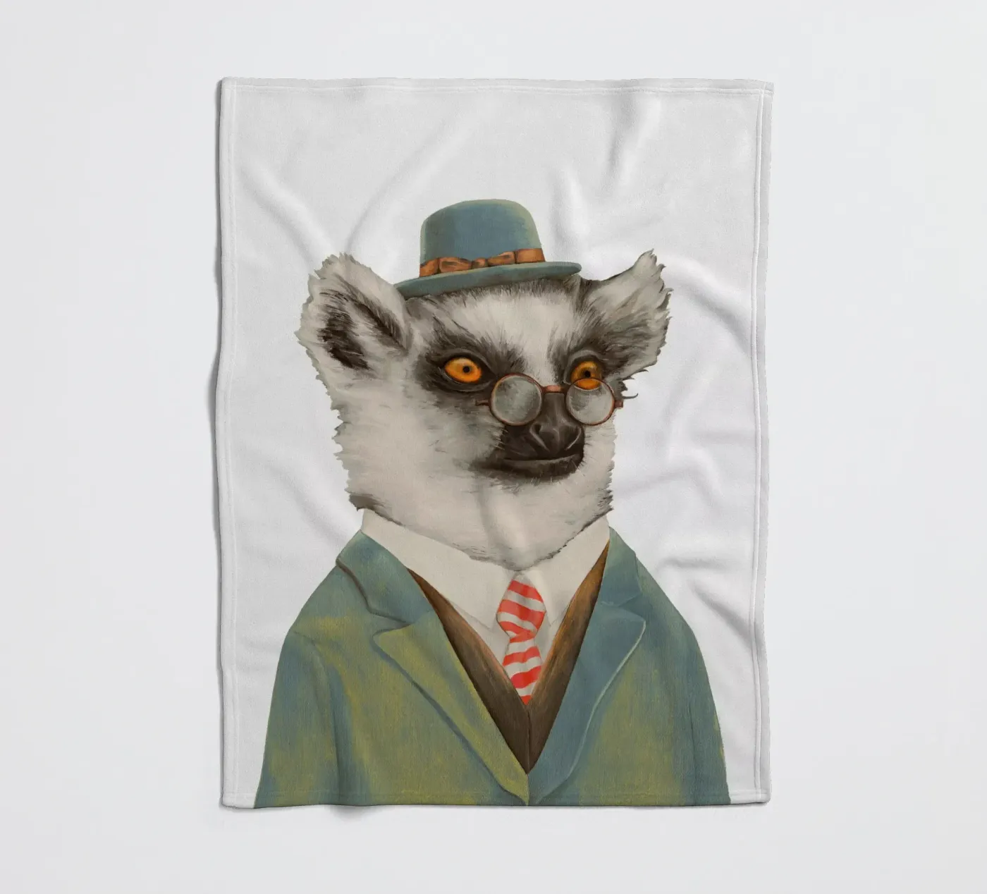 Lemur Fleecedecke von Animal Crew