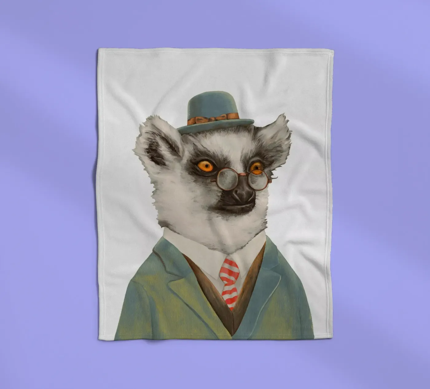 Lemur Fleecedecke von Animal Crew
