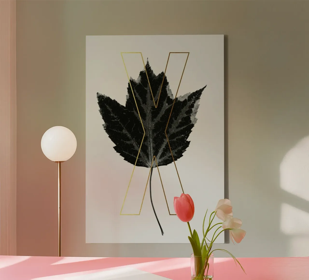 ABC Plants - X tela con Cornice a cassetta da typealive
