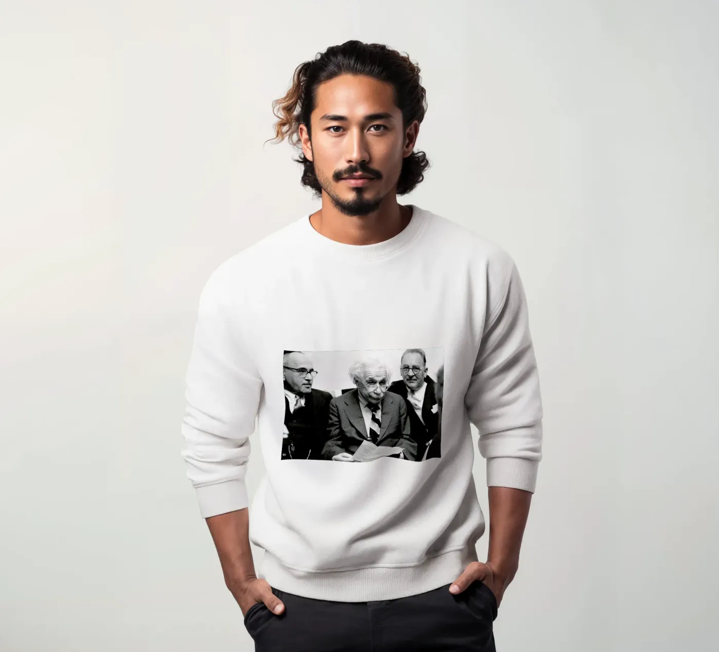 Albert Einstein sweatshirt van Gallery Print and Art Limited