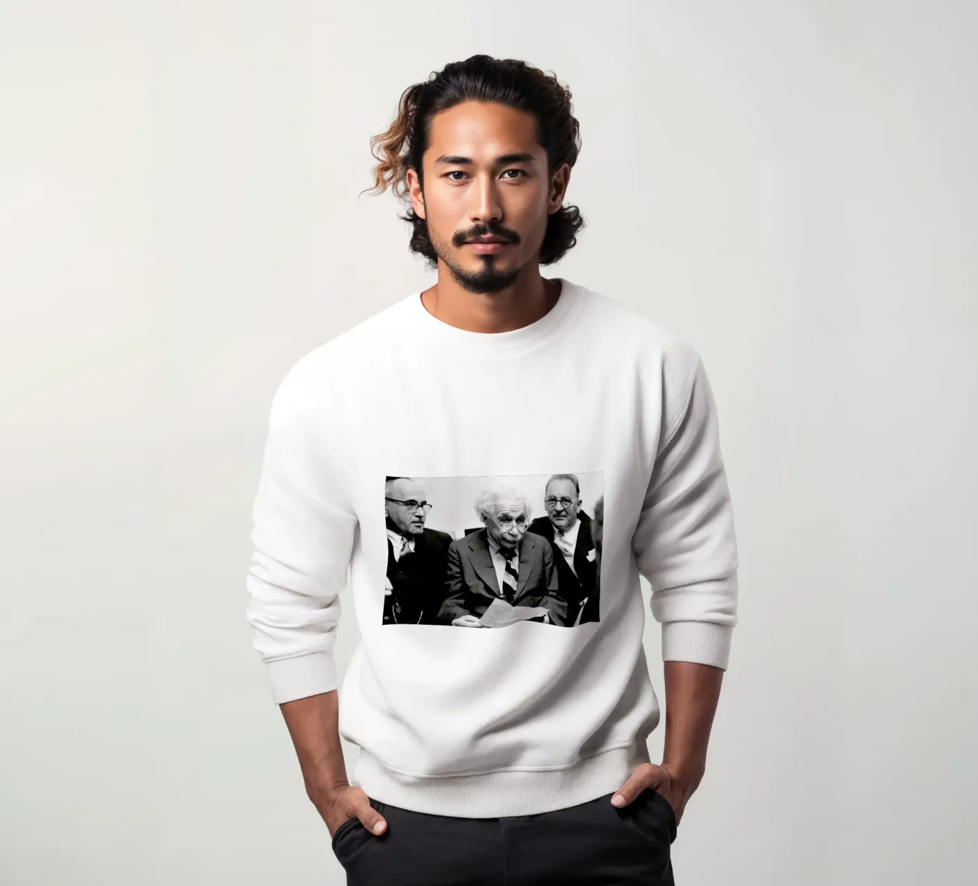 Albert Einstein sweatshirt van Gallery Print and Art Limited