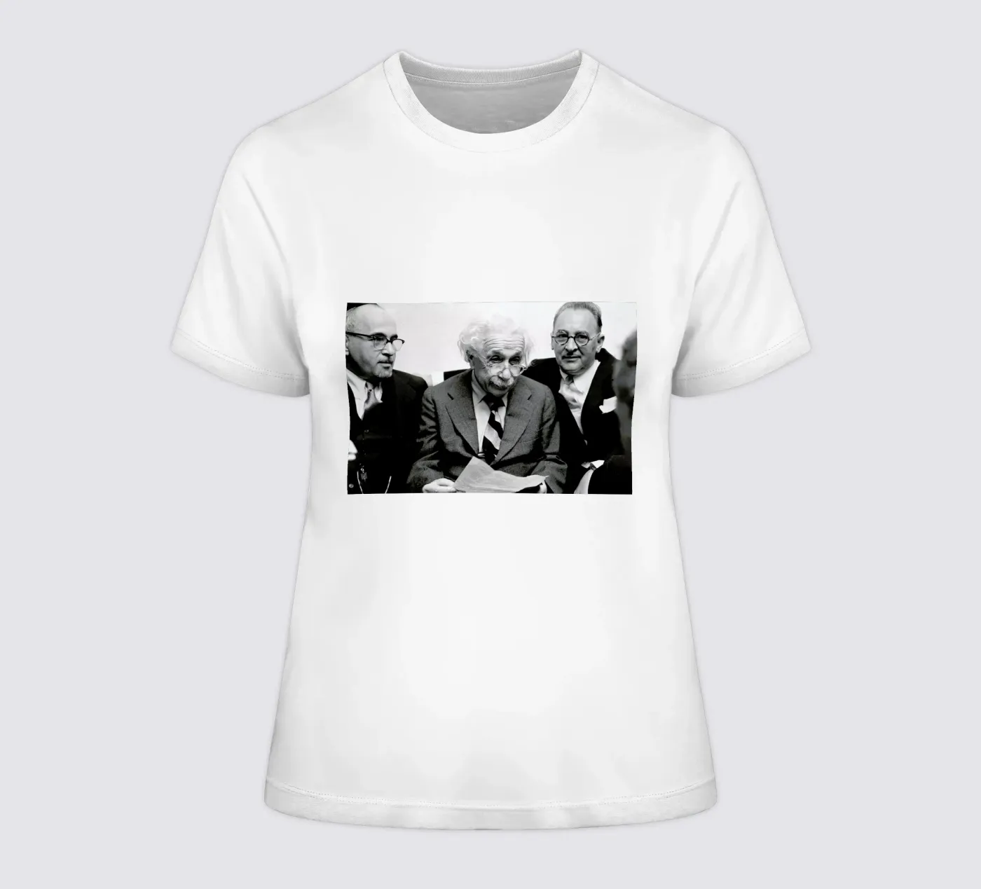 Albert Einstein t-shirt da donna da Gallery Print and Art Limited