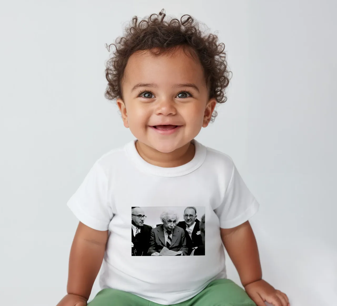 Albert Einstein maglietta neonato da Gallery Print and Art Limited