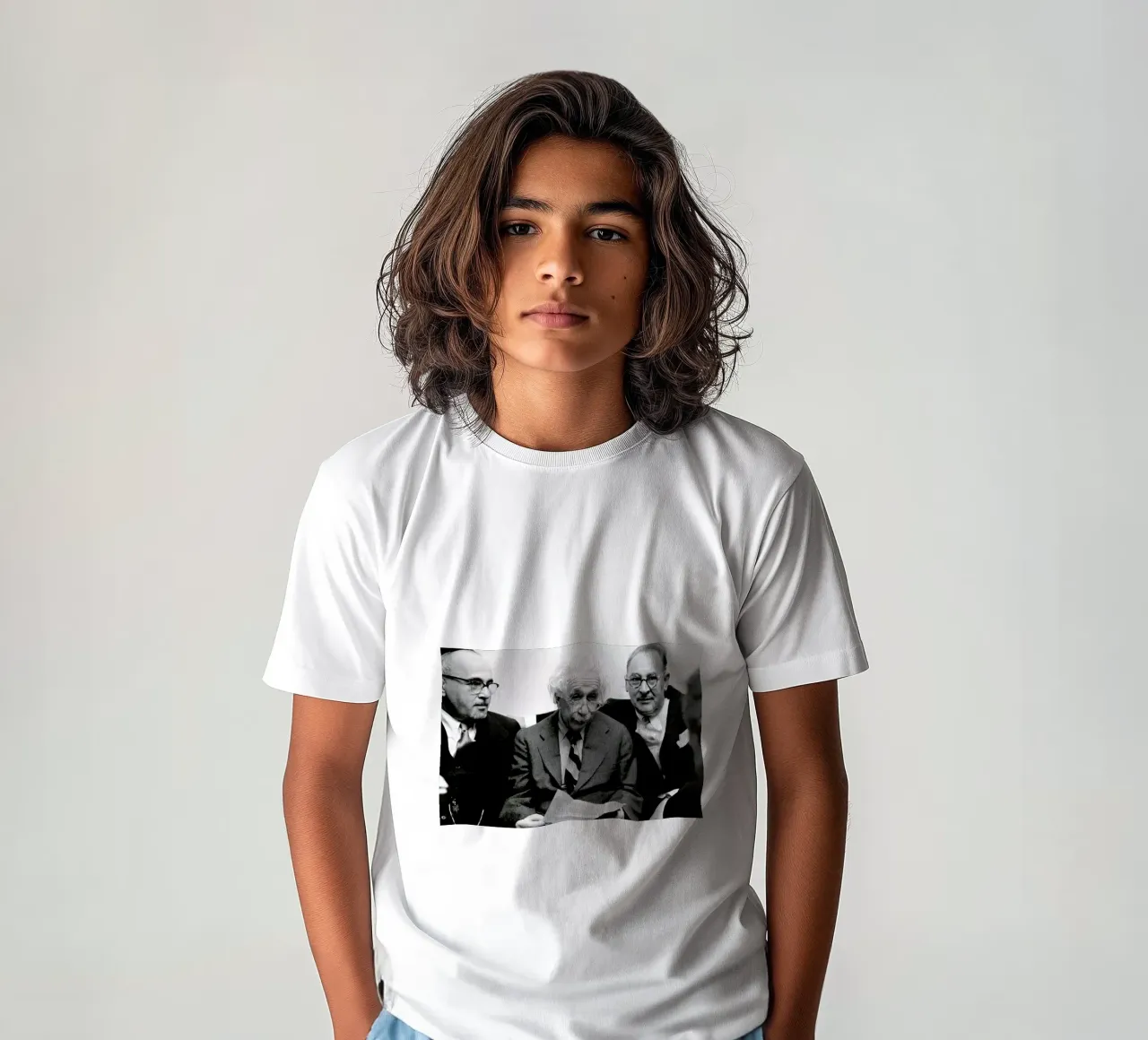 Albert Einstein t-shirt bambini da Gallery Print and Art Limited