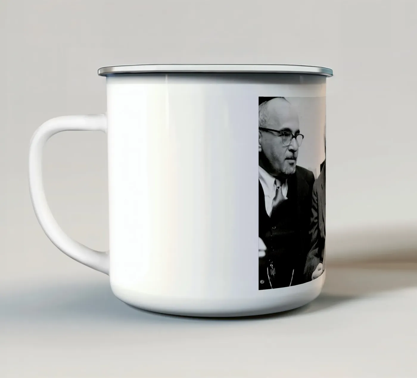 Albert Einstein enamel mug by Gallery Print and Art Limited