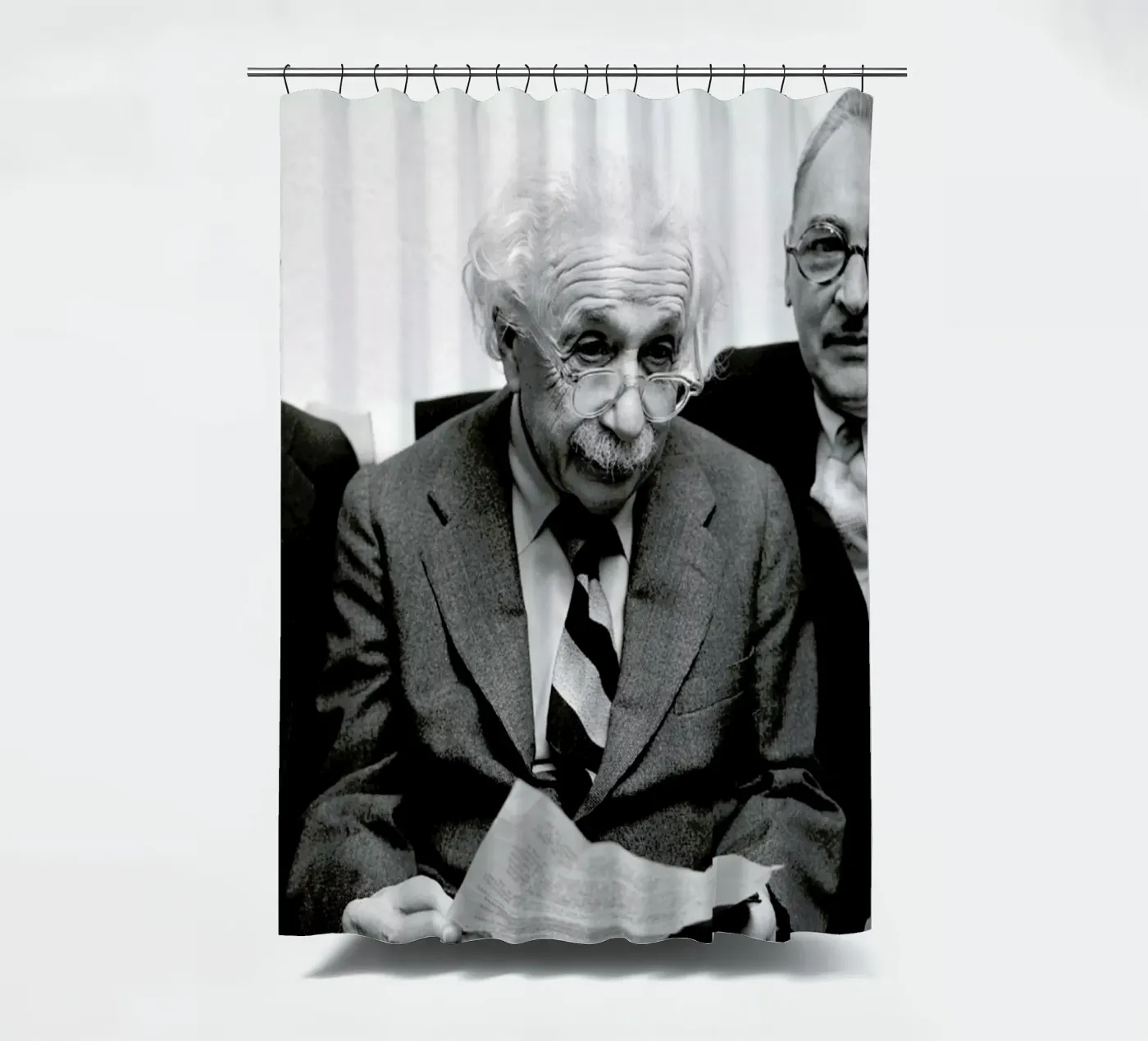 Albert Einstein Duschvorhang von Gallery Print and Art Limited