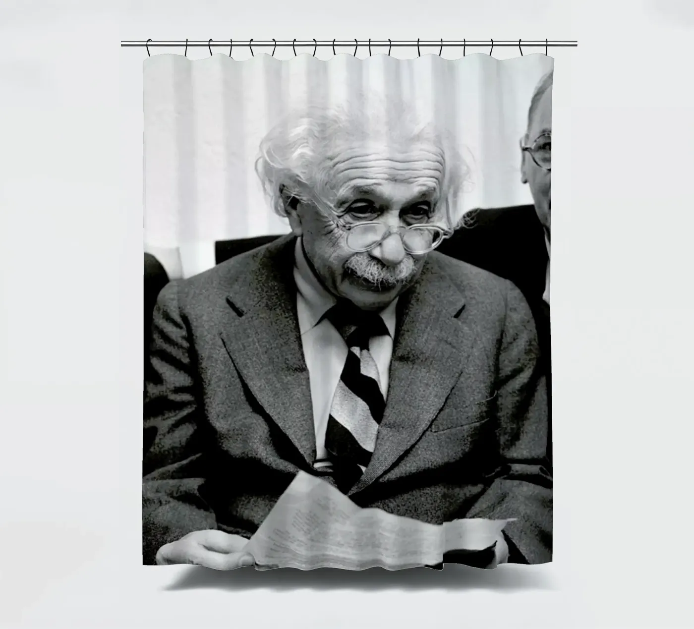 Albert Einstein Duschvorhang von Gallery Print and Art Limited