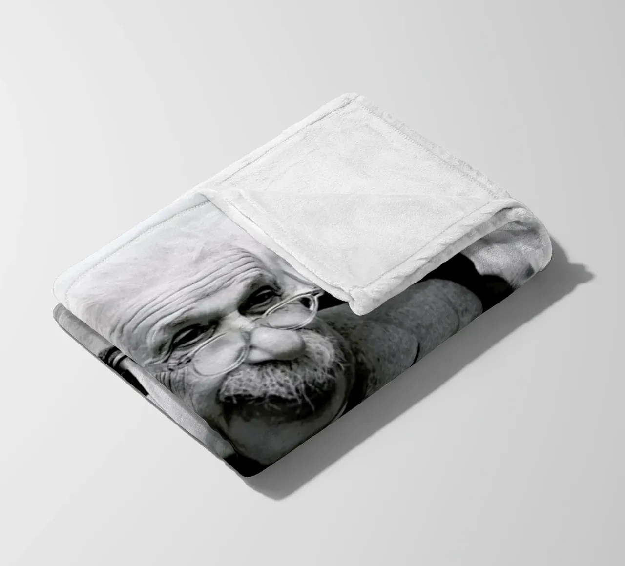 Albert Einstein coperta in pile da Gallery Print and Art Limited