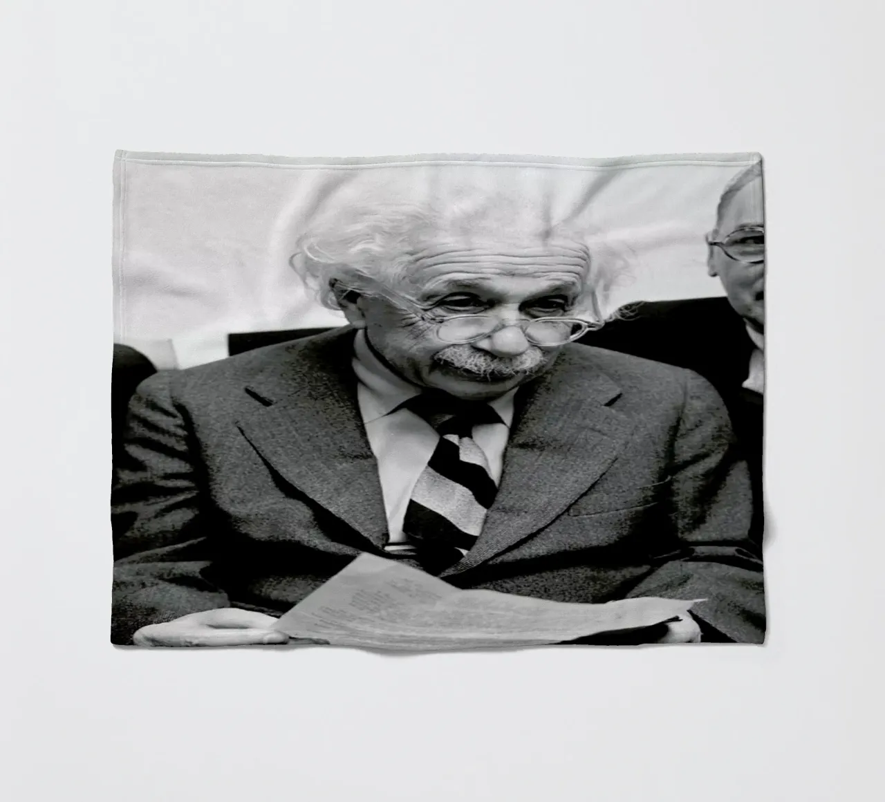Albert Einstein coperta in pile da Gallery Print and Art Limited