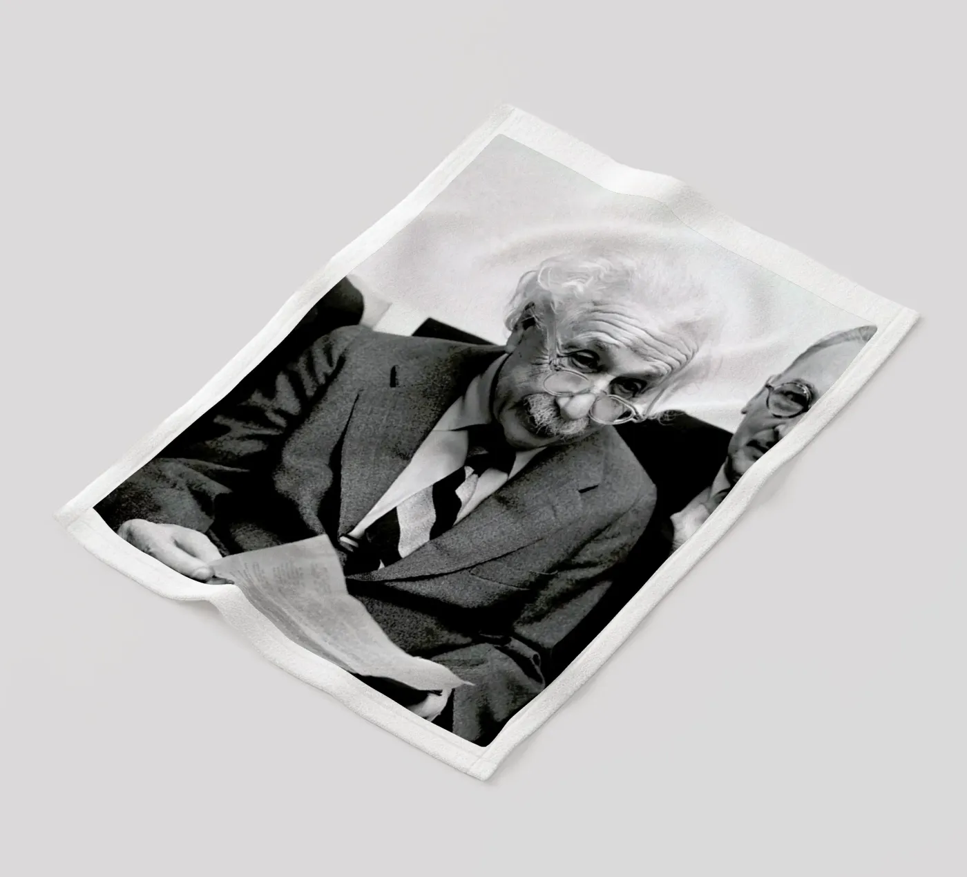 Albert Einstein fleecedeken van Gallery Print and Art Limited