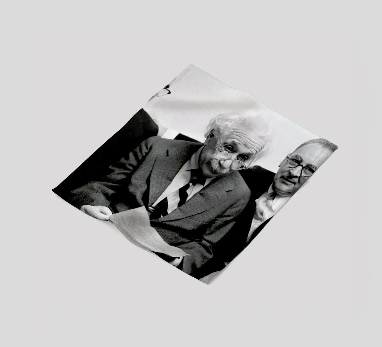 Albert Einstein coperta in pile da Gallery Print and Art Limited