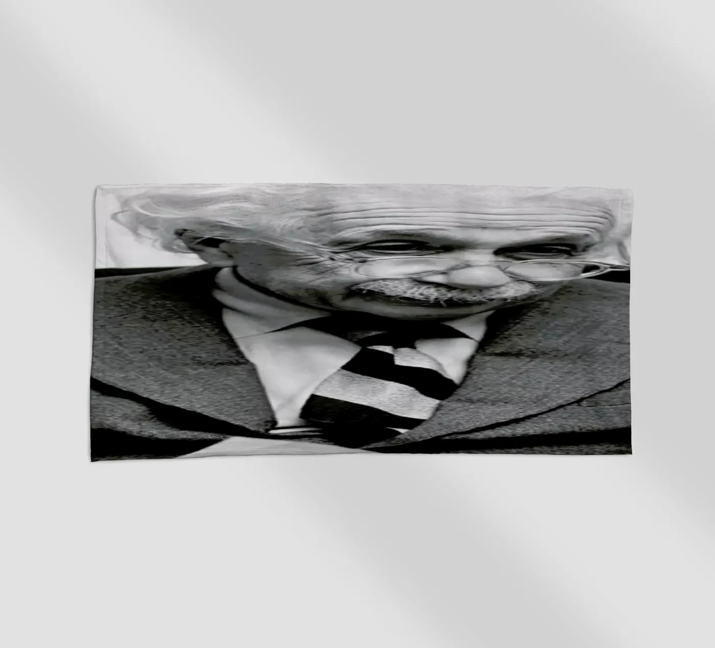 Albert Einstein strandhanddoek van Gallery Print and Art Limited
