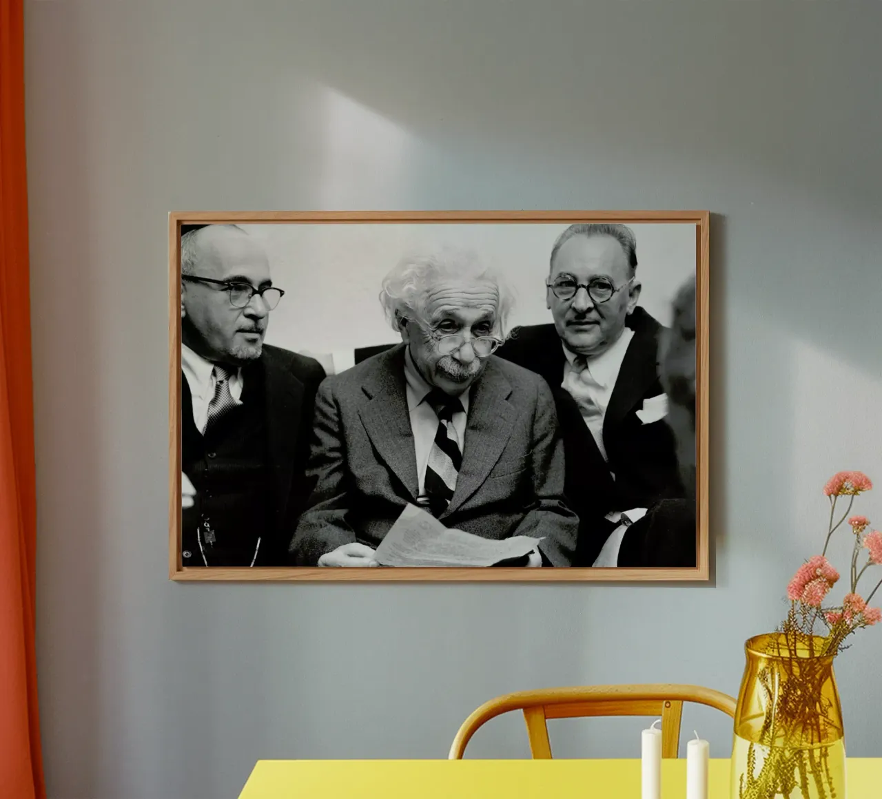 Albert Einstein forex plate by Gallery Print and Art Limited