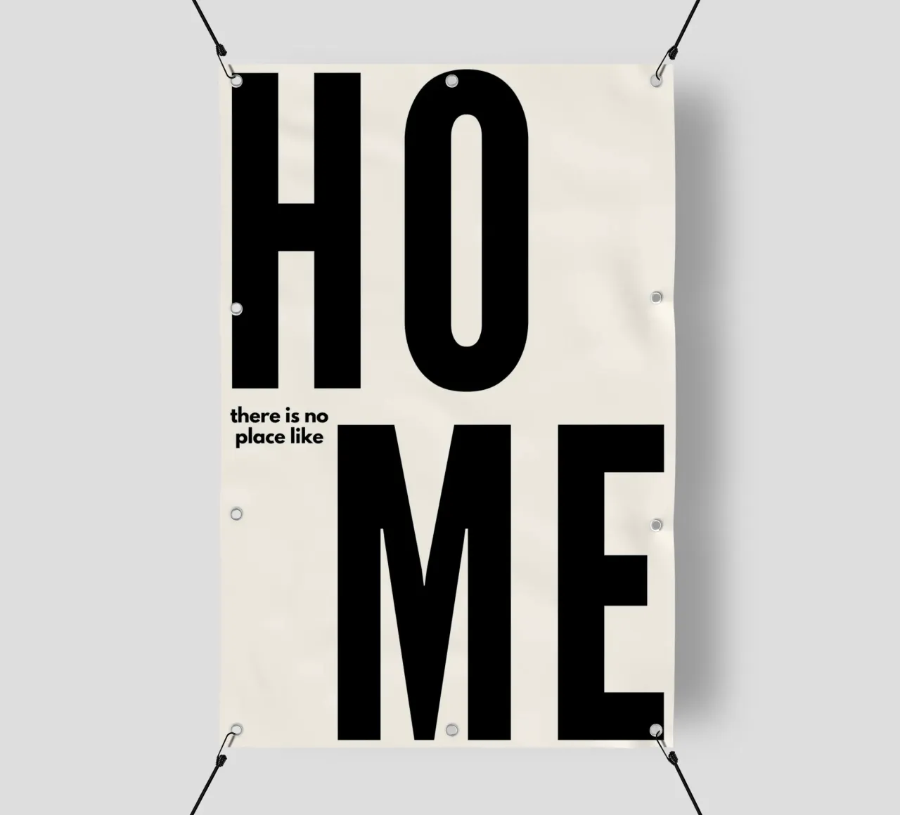 There is no place like Home telo in pvc da NORDLICHT DESIGNS