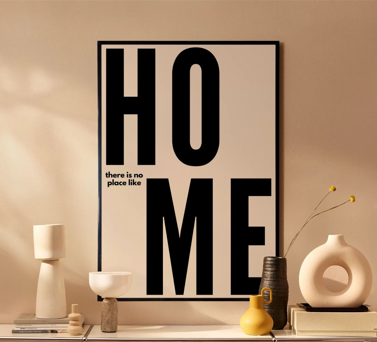 There is no place like Home Poster von NORDLICHT DESIGNS