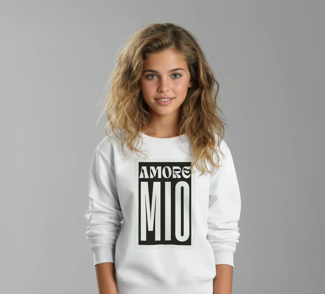 Amore Mio felpa bambino da NORDLICHT DESIGNS