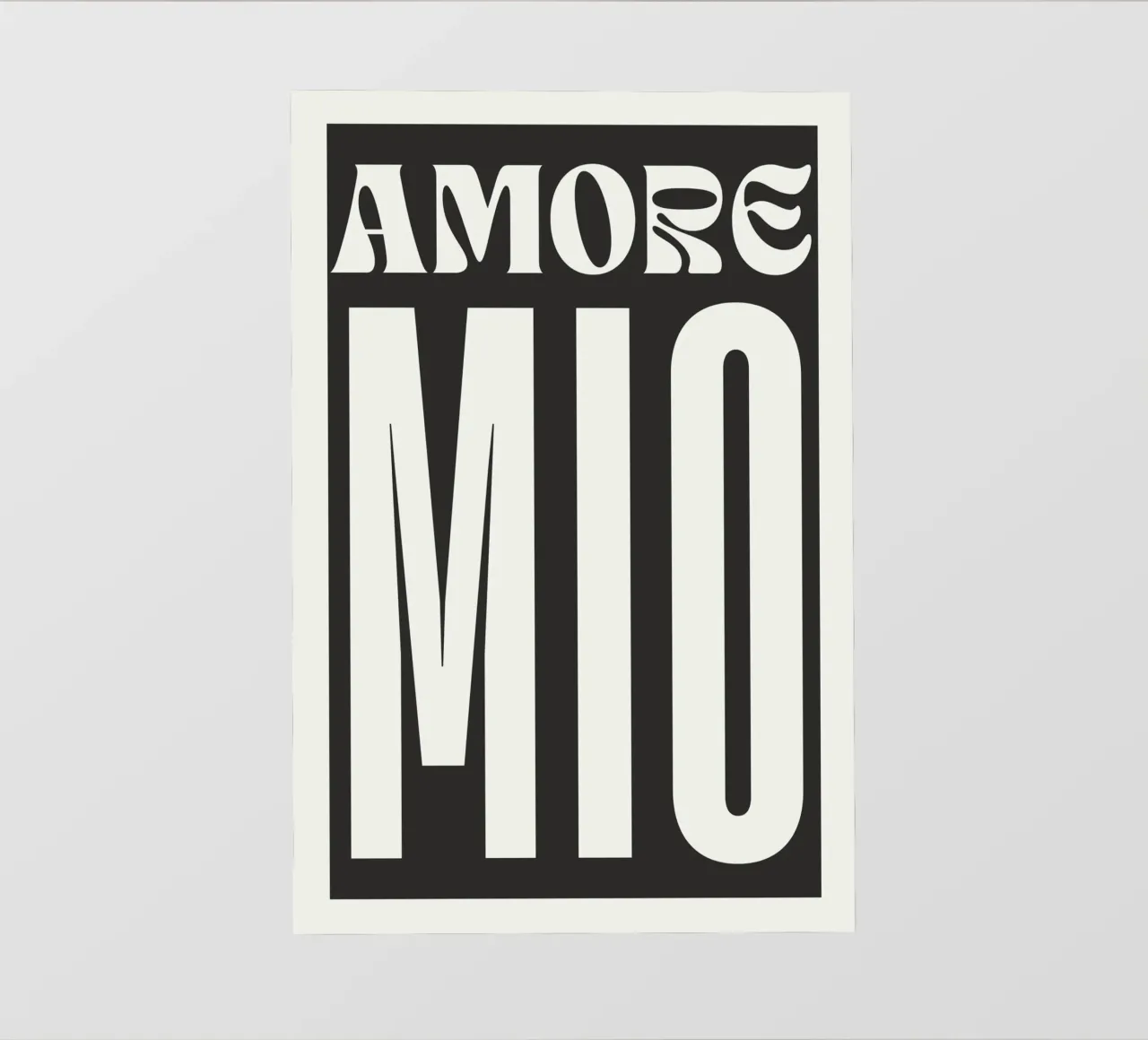 Amore Mio telo in pvc da NORDLICHT DESIGNS