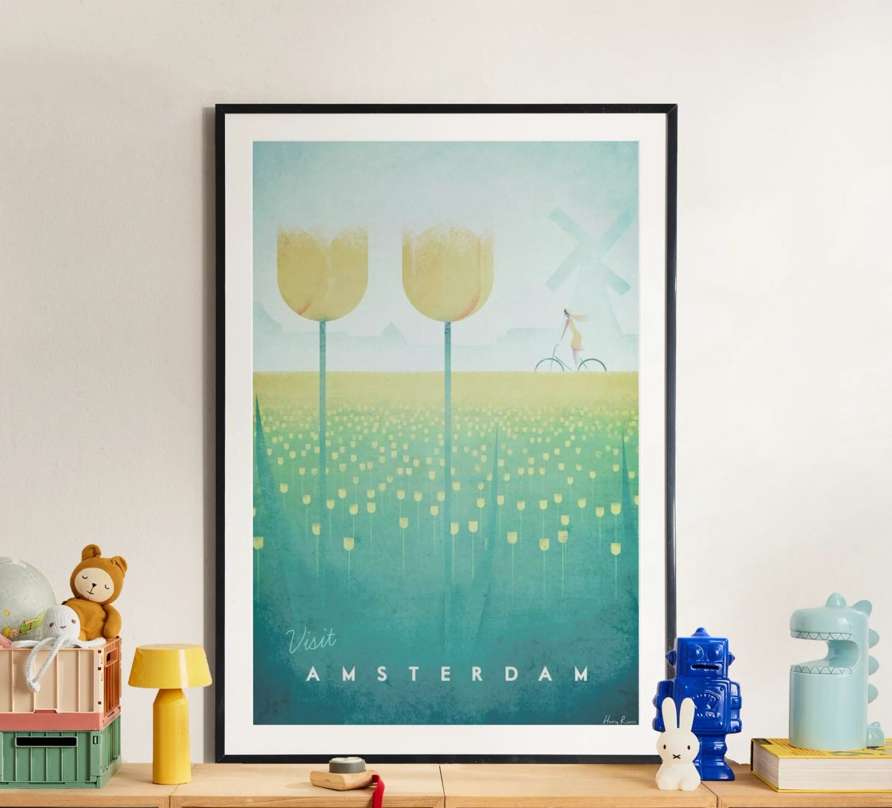 Amsterdam poster van Henry Rivers