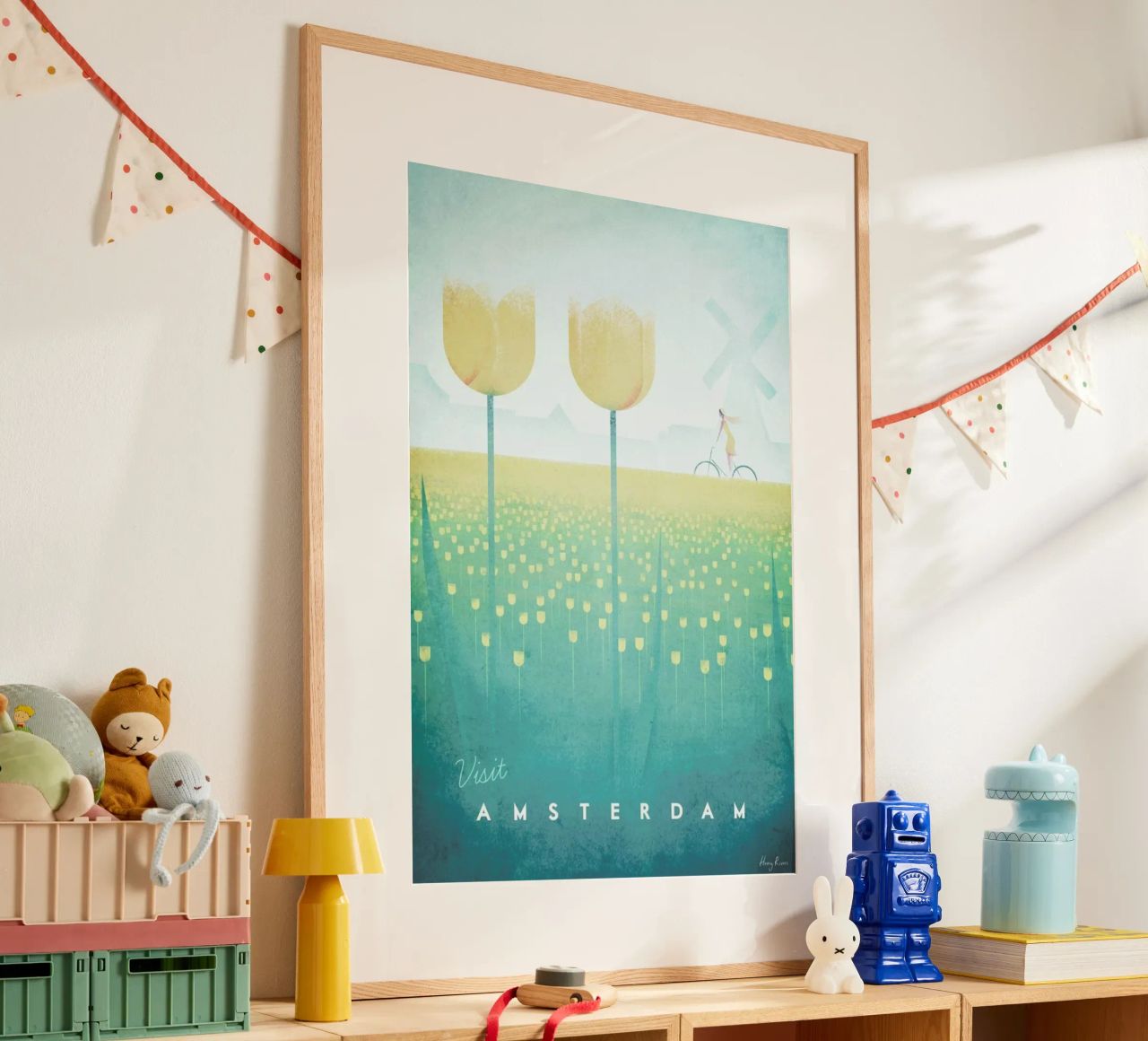 Amsterdam poster van Henry Rivers
