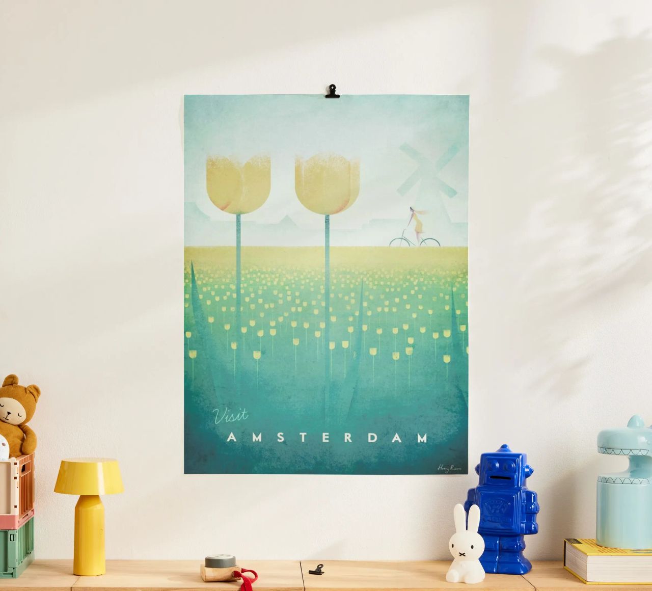 Amsterdam poster van Henry Rivers