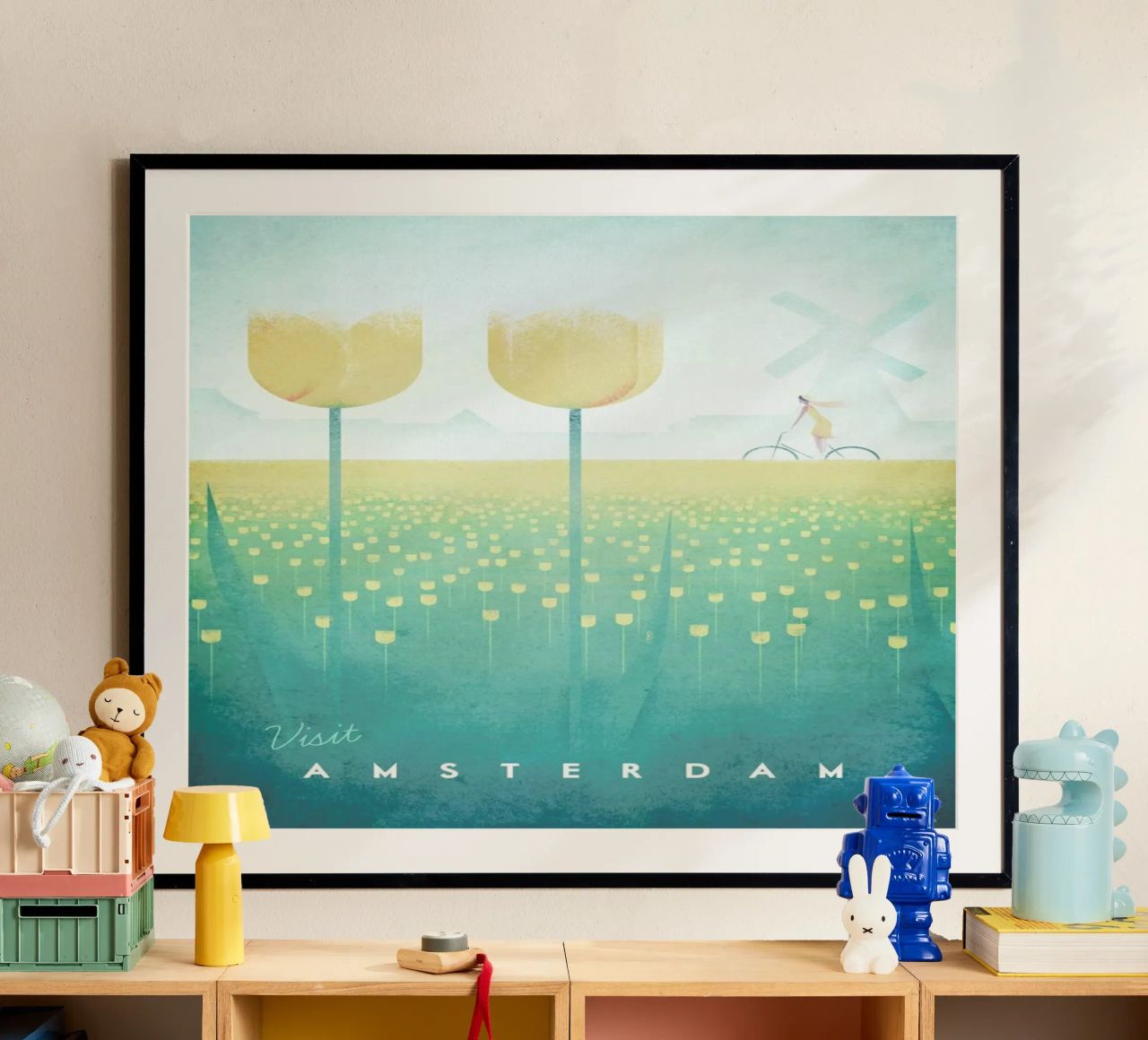 Amsterdam poster van Henry Rivers