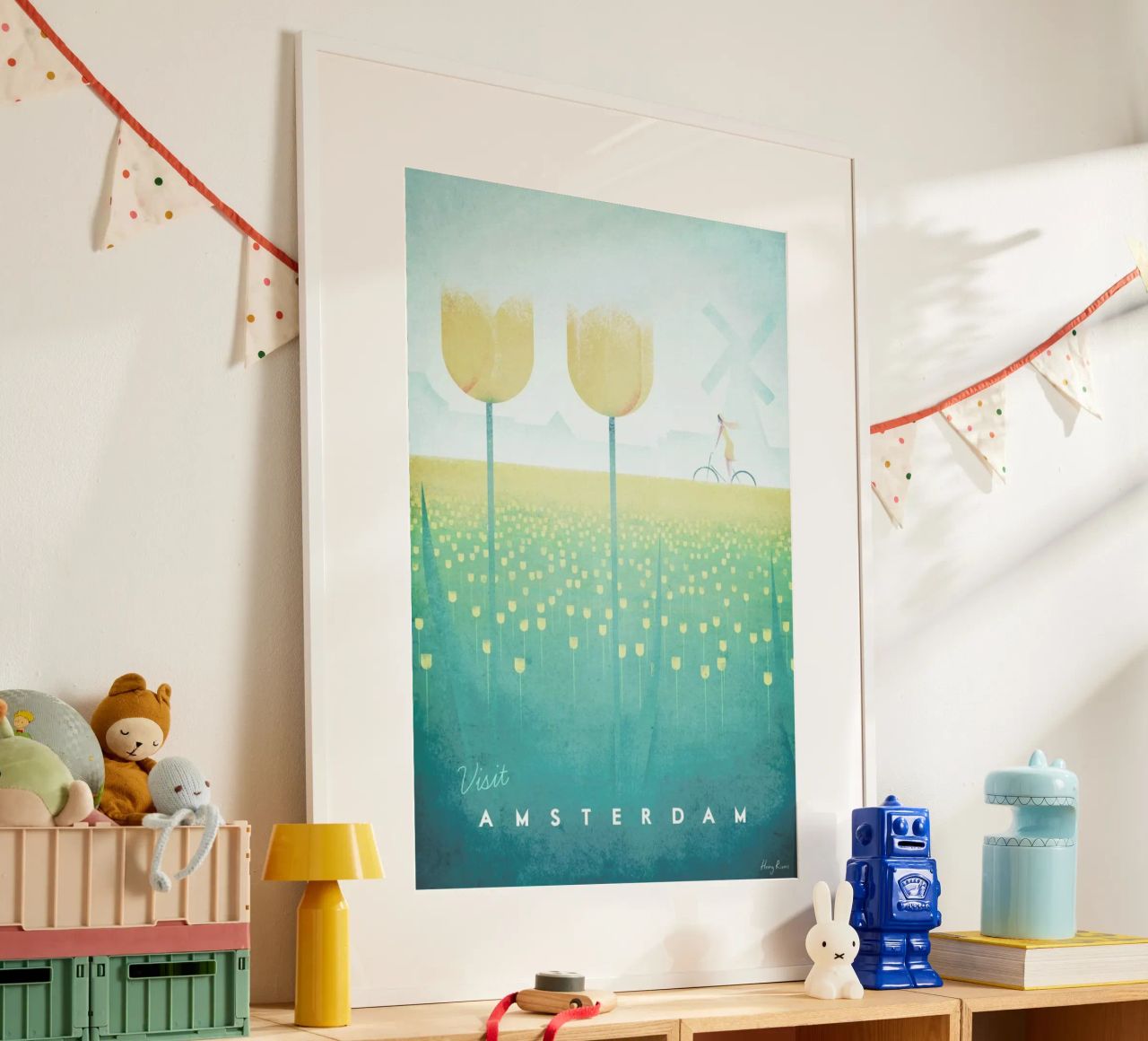Amsterdam poster van Henry Rivers