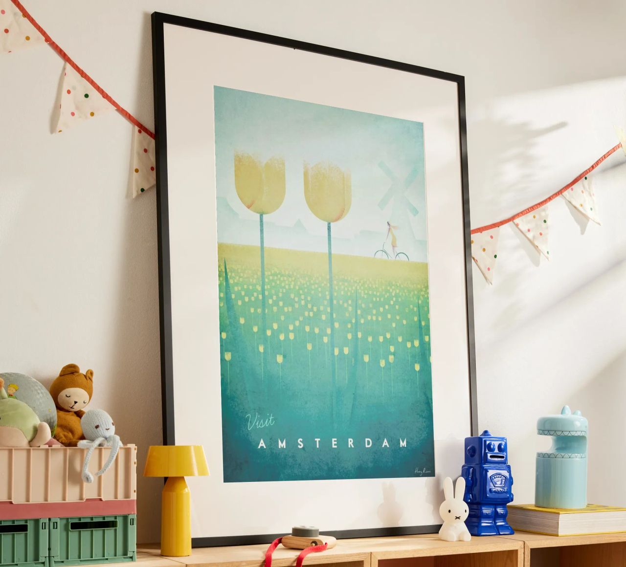 Amsterdam poster van Henry Rivers
