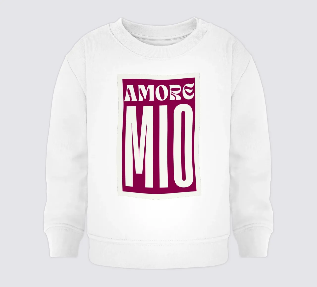 Amore Mio felpa neonato da NORDLICHT DESIGNS