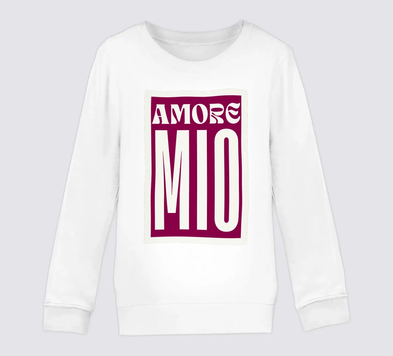 Amore Mio felpa bambino da NORDLICHT DESIGNS