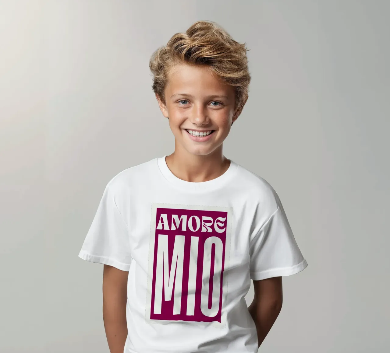 Amore Mio Kinder T-Shirt von NORDLICHT DESIGNS