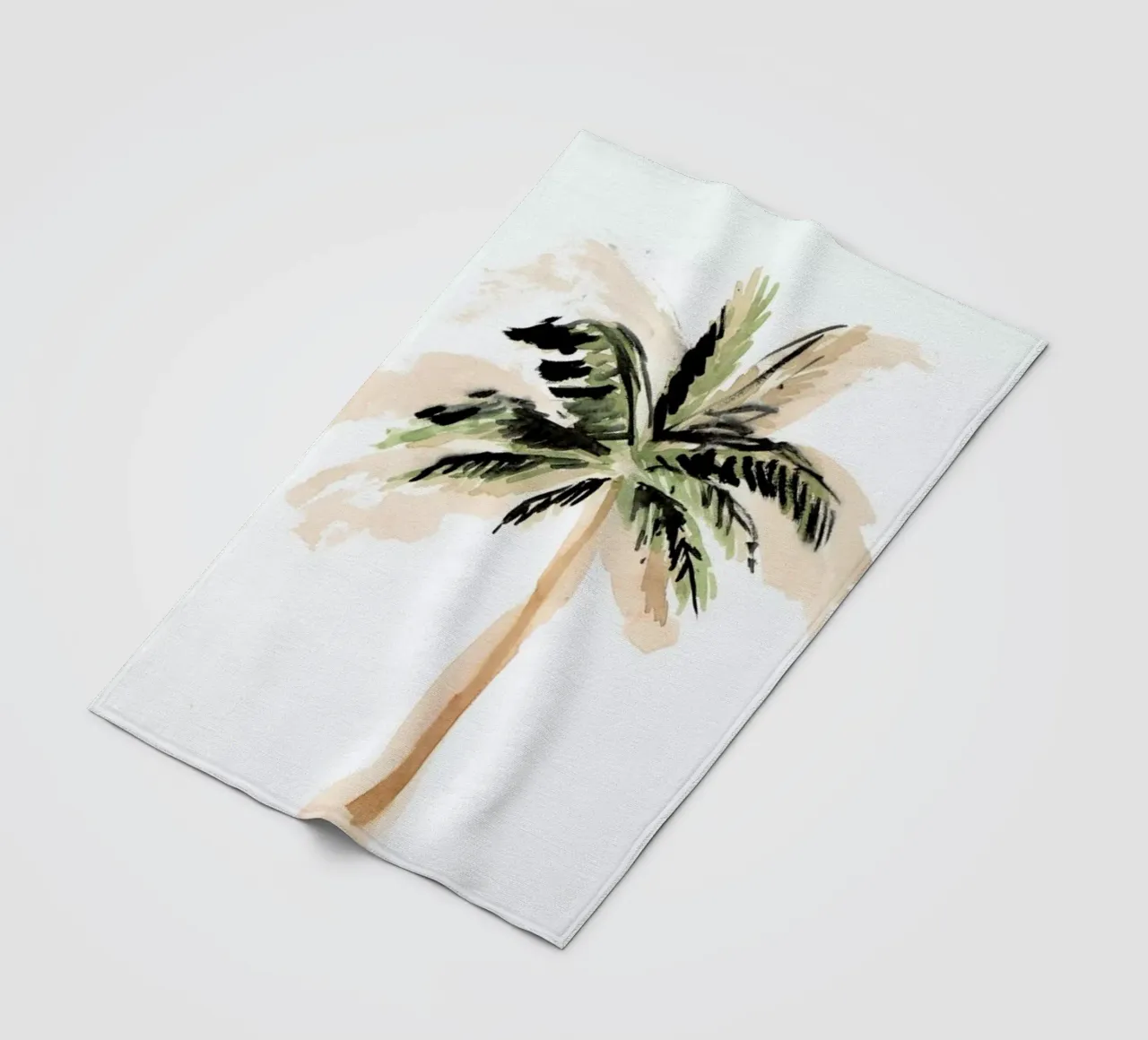 Palm Tree 3 coperta in pile da Farina Kuklinski