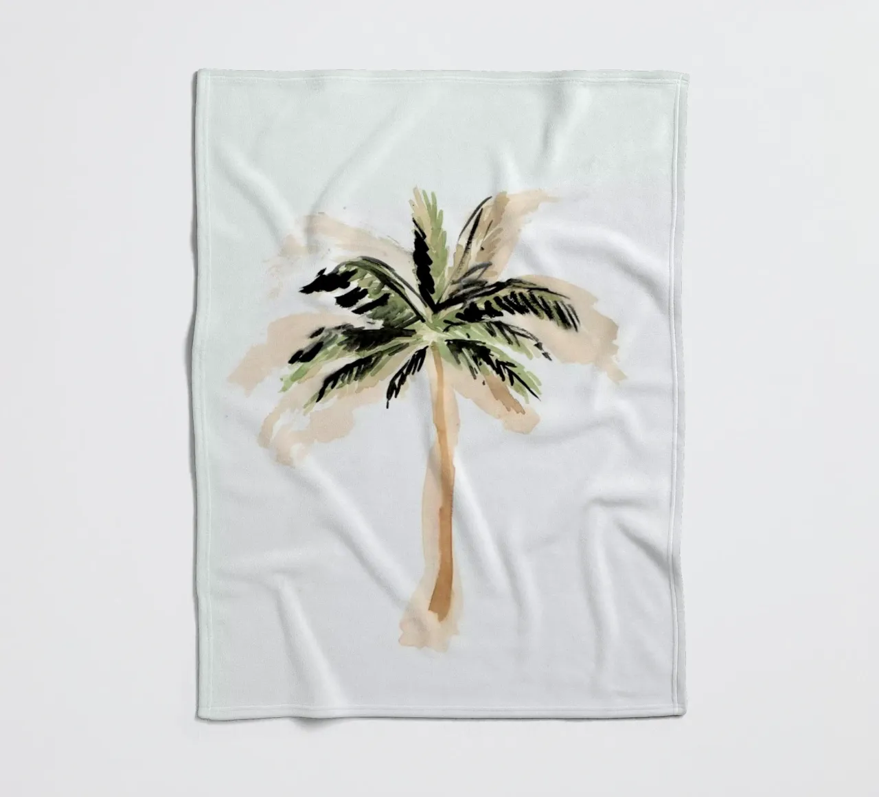 Palm Tree 3 coperta in pile da Farina Kuklinski