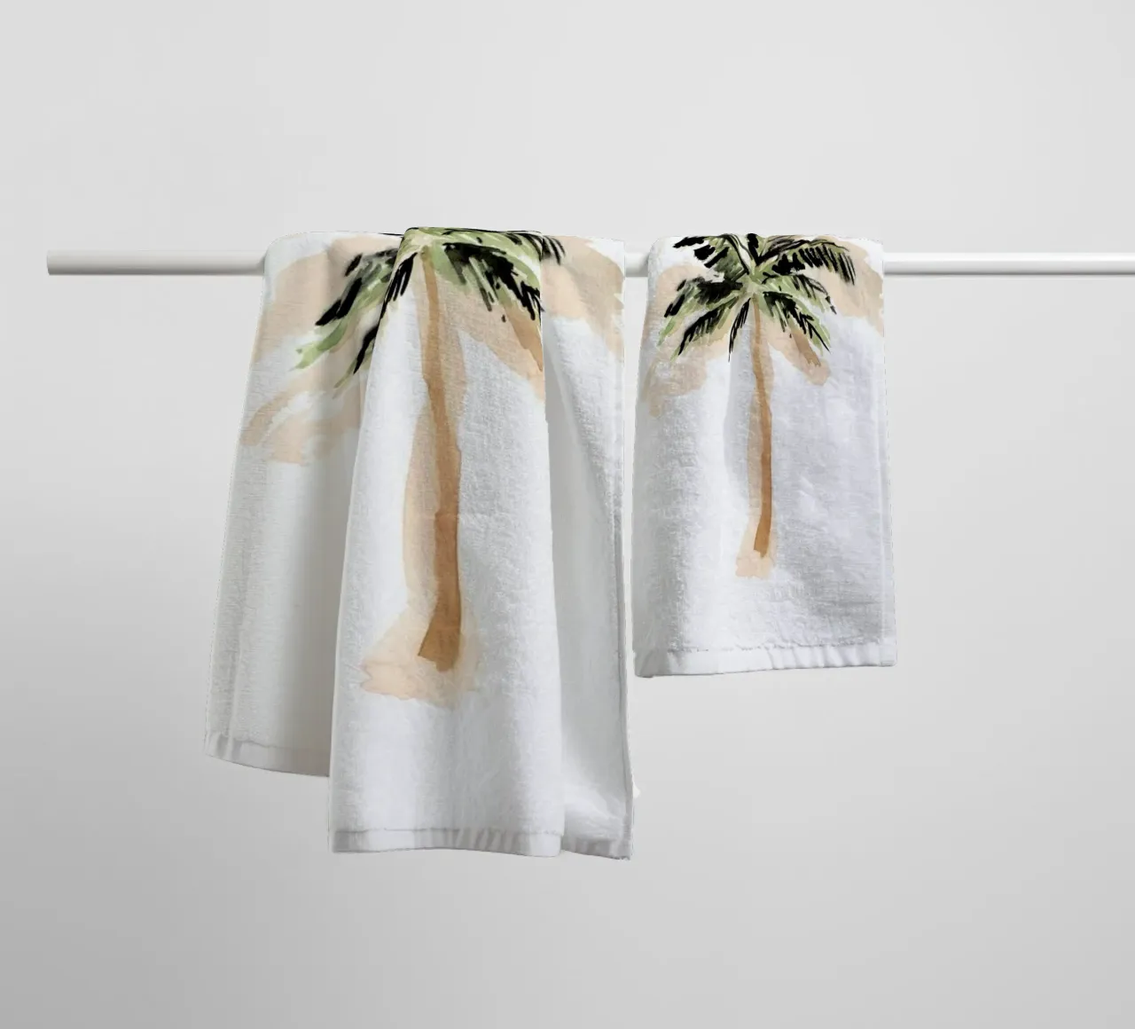 Palm Tree 3 asciugamano da bagno da Farina Kuklinski