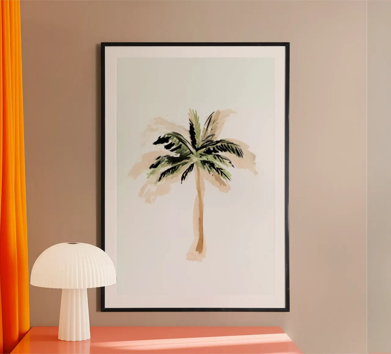 Palm Tree 3 carta hahnemühle da Farina Kuklinski