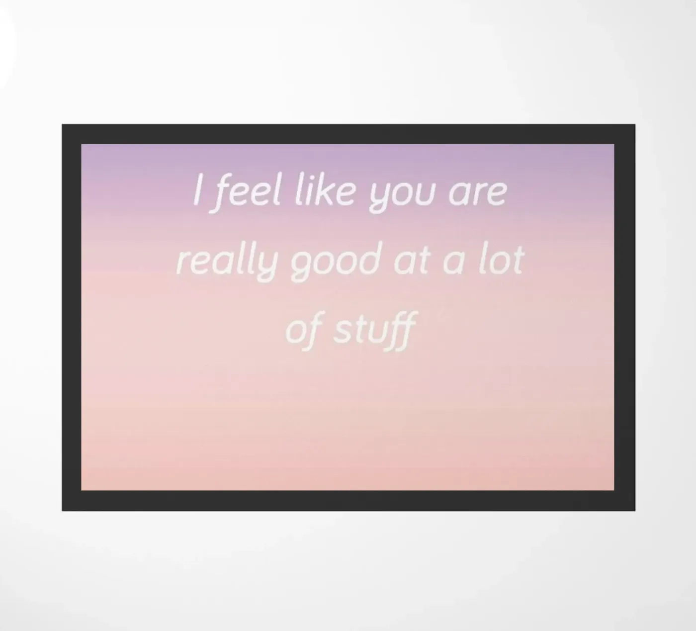 Good At Stuff deurmat van Oh Darling