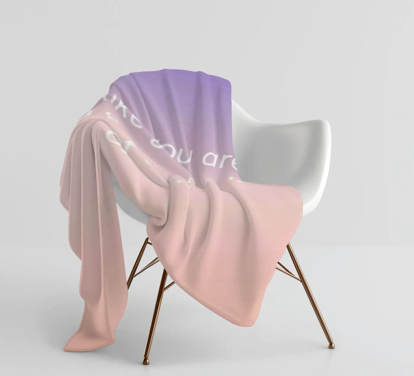 Good At Stuff fleece blanket by Oh Darling