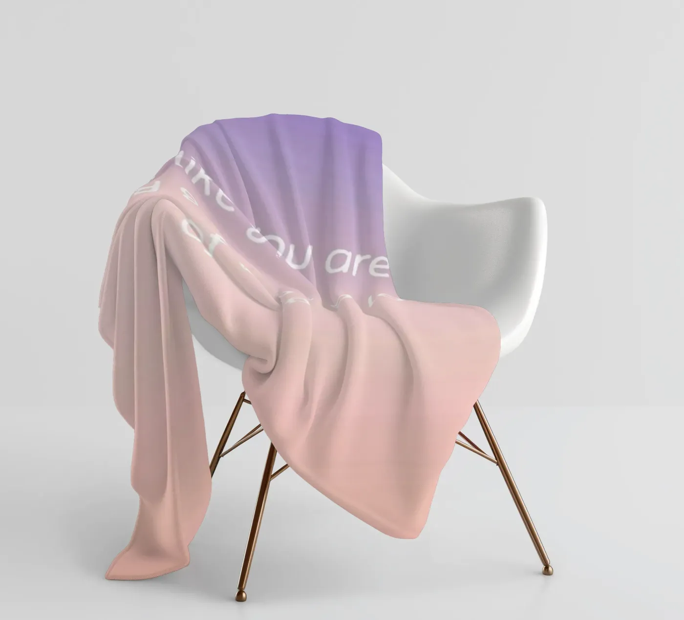 Good At Stuff fleece blanket by Oh Darling