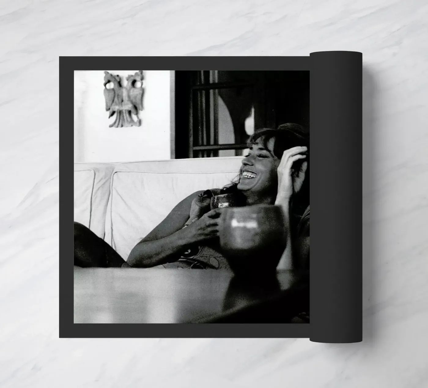 Brigitte Bardot Smiling zerbino da Gallery Print and Art Limited