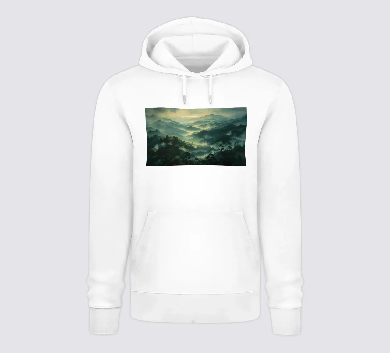 Mist emerge 6 - wideview felpa con cappuccio da The Quiet Senju