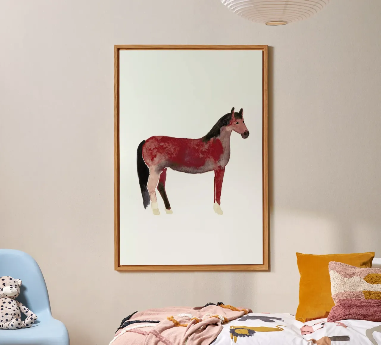 Horse aluminium-dibond van Farina Kuklinski