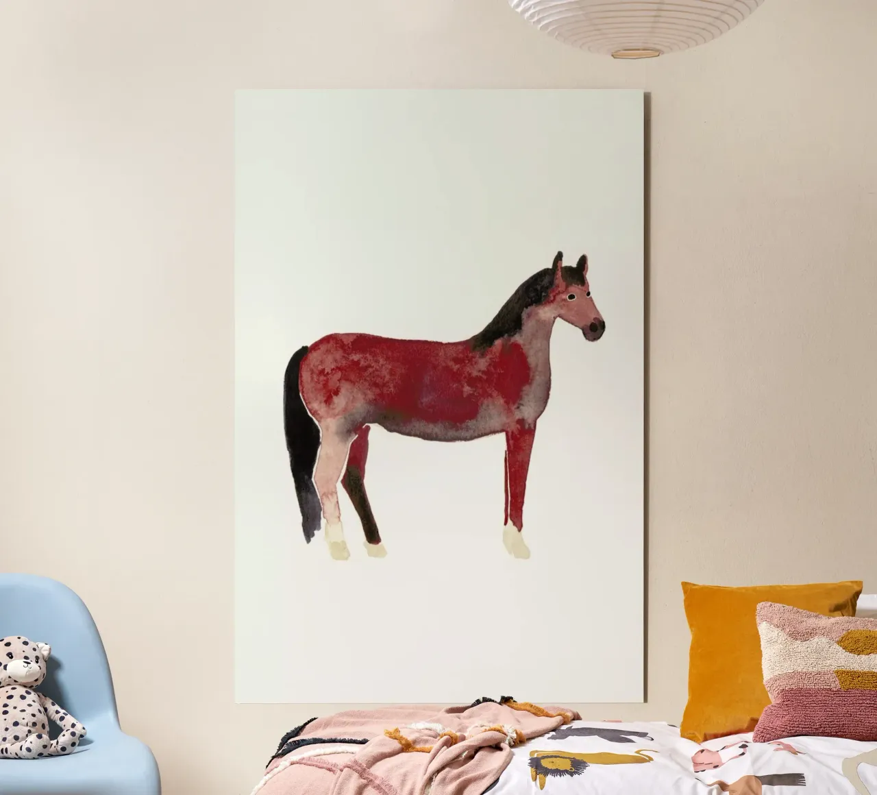 Horse aluminium-dibond van Farina Kuklinski