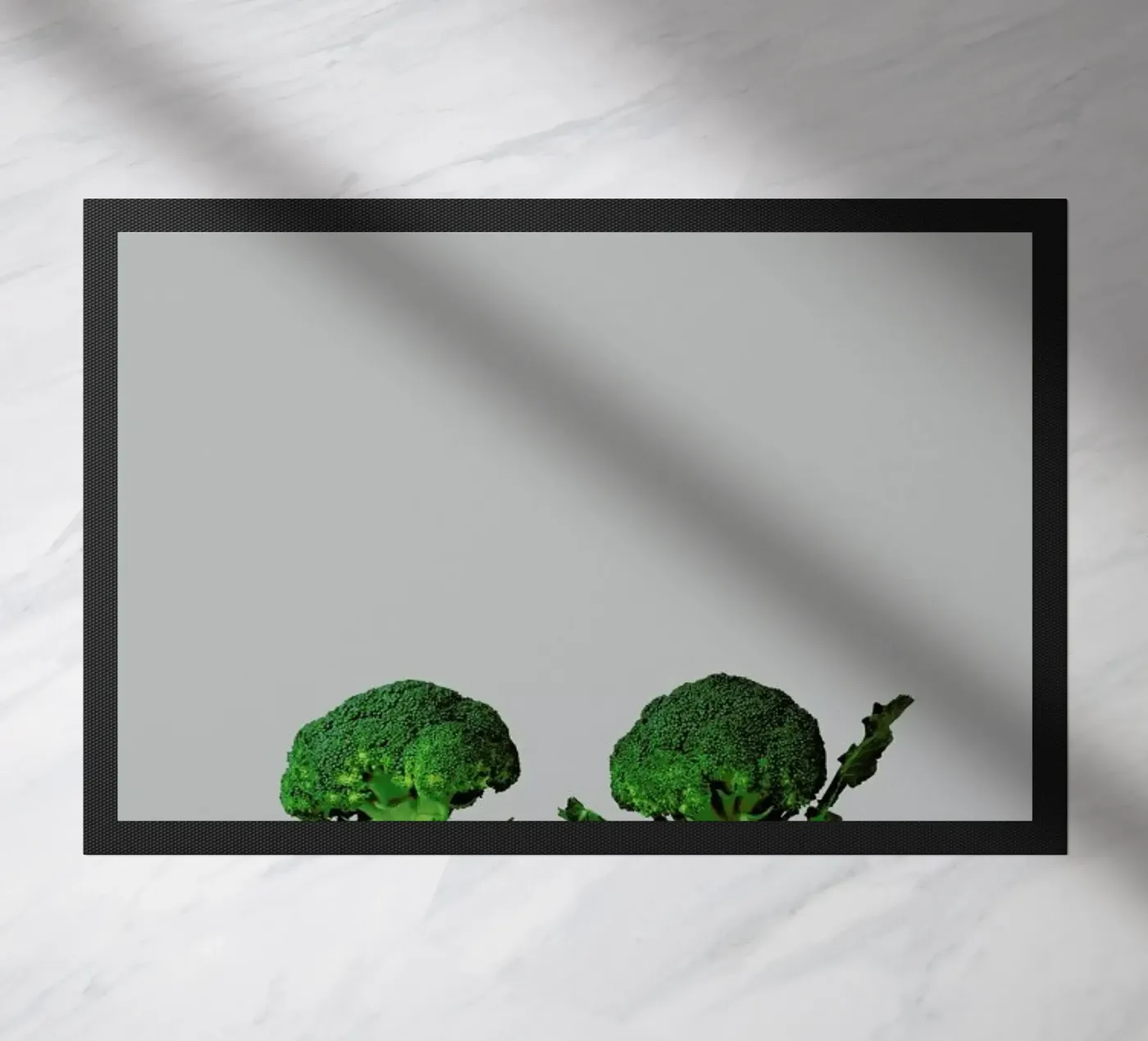 Arguing Broccolis doormat by Lemon-apes