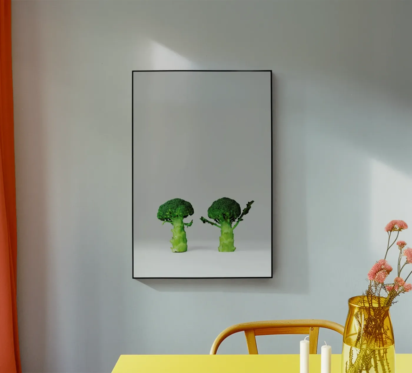 Arguing Broccolis plexiglas de Lemon-apes