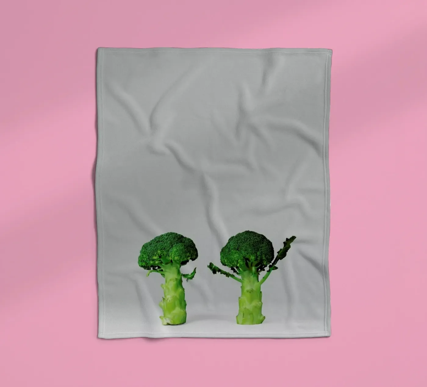 Arguing Broccolis fleecedeken van Lemon-apes