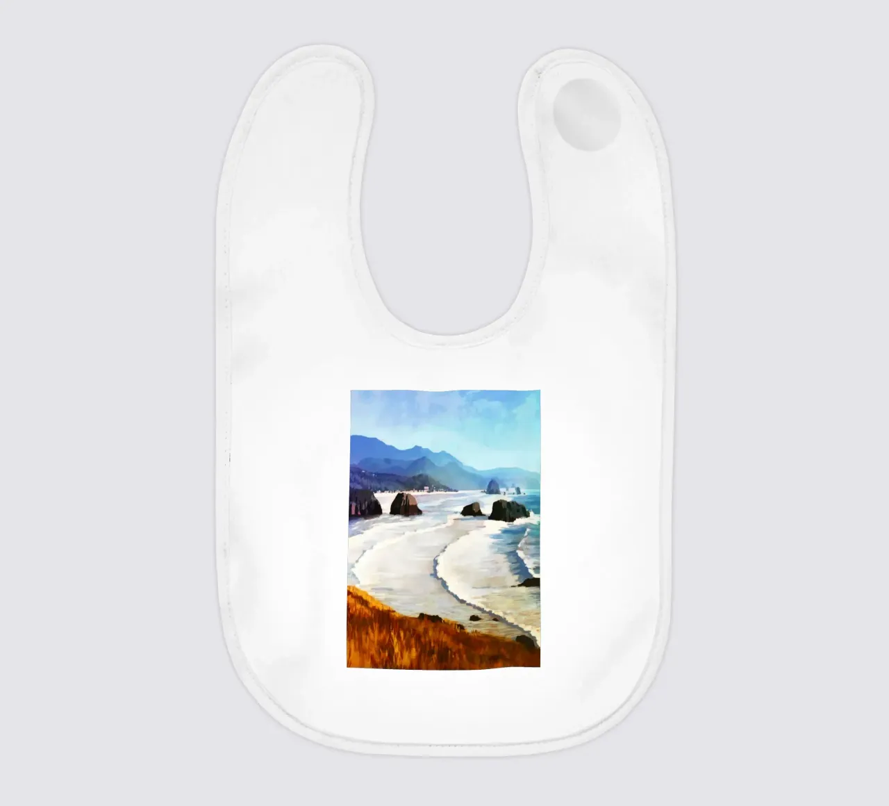 Acquerello corallo spiaggia bavaglino da kaiyaraiya