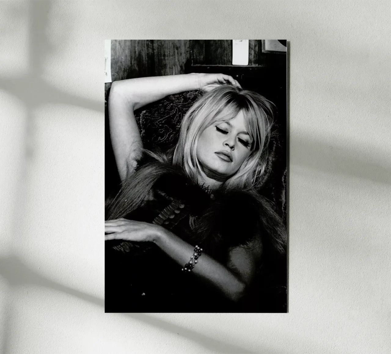 Brigitte Bardot 2 alluminio dibond da Gallery Print and Art Limited